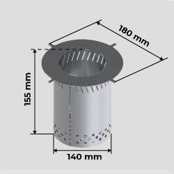 Conteúdo Aquecedor e Braseiro de Mesa Queimador