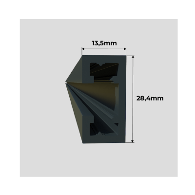 Barra de Tração Pérgola Bioclimática Grandlux Encostada Standard