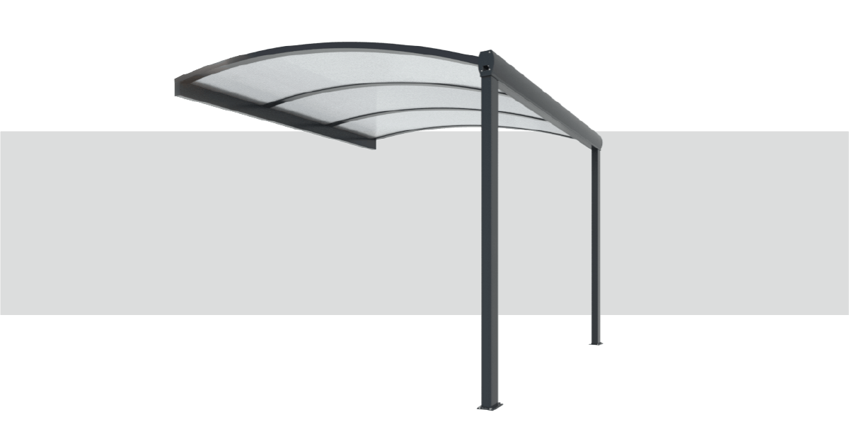 Conteúdo Pérgola Alumínio Clássica Standard Telhado Curvado